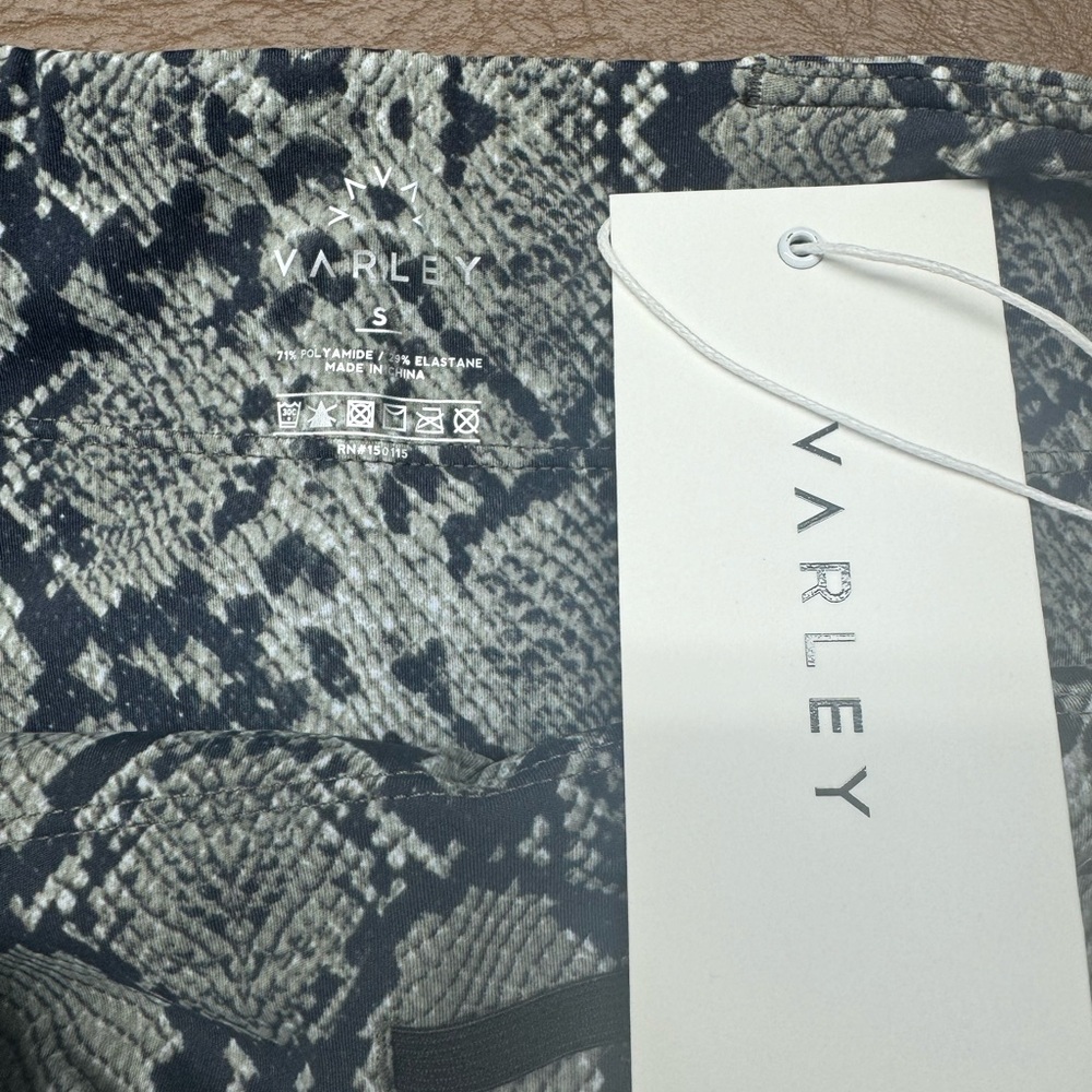 Varley Kensington Dune Python Snake Print Mid-Ris… - image 8